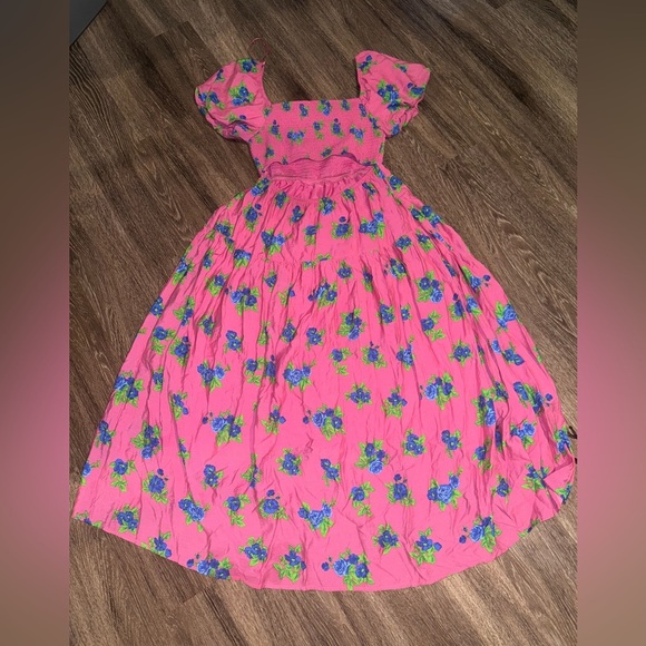 Anthropologie Moon River Floral Maxi Dress Size M - Picture 6 of 7